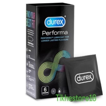 DUREX PEFORMA ISI 6 KONDOM PENGAMAN ALAT KONTRASEPSI TAHAN LAMA PERFORMA