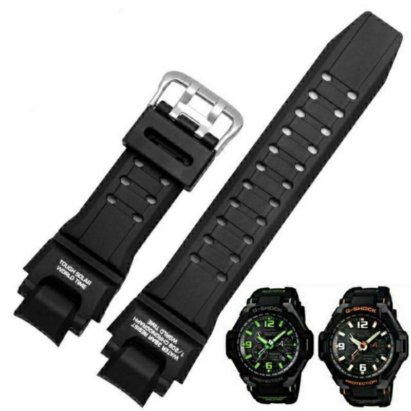 Tali Jam CASIO 5441 G SHOCK GaA-1000 GA-1100 Rubber  Strap Jam Tangan G SHOCK