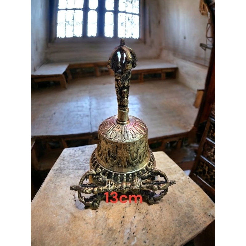 Lonceng Vajra (Vajra Bell) Tibetan 1 Set Seri 13cm