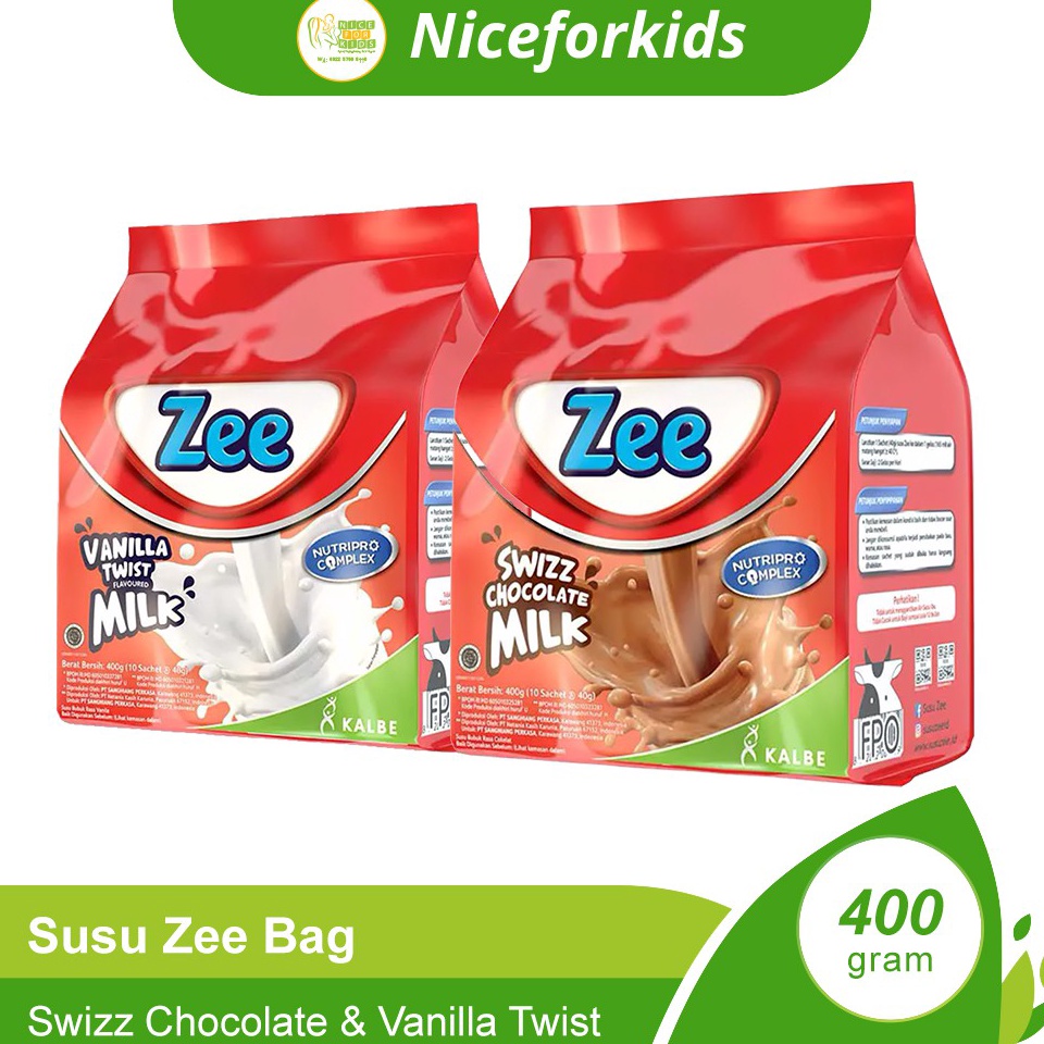 

Re4dy Susu Zee Renceng Susu Anak Tinggi Kalsium Zee Bag Sachet Kemasan Renteng isi 1 11 sachet 276