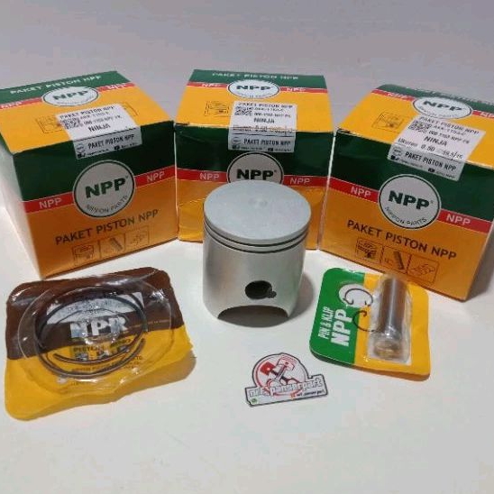 PISTON KIT SEHER SET RING KAWASAKI NINJA 150 R RR OS 50 75 100 (59,5/59,75/60) MM  PEN 15MM NPP