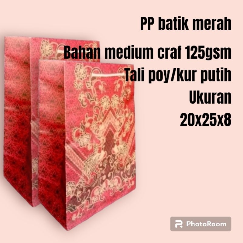 

PP batik merah buku isi 12pc/pac