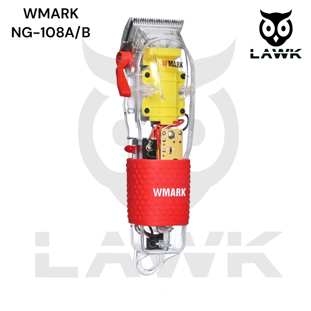 Wmark ng 108 hair clipper profesional transparant alat mesin cukur rambut transparant WMARK 2025b