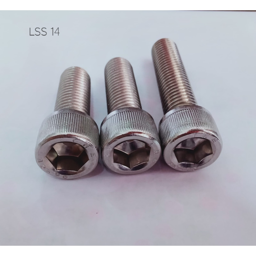 Baut L stainless m14/baut L SS 304 M14 P2.0 DRAT KASAR murah berkualitas