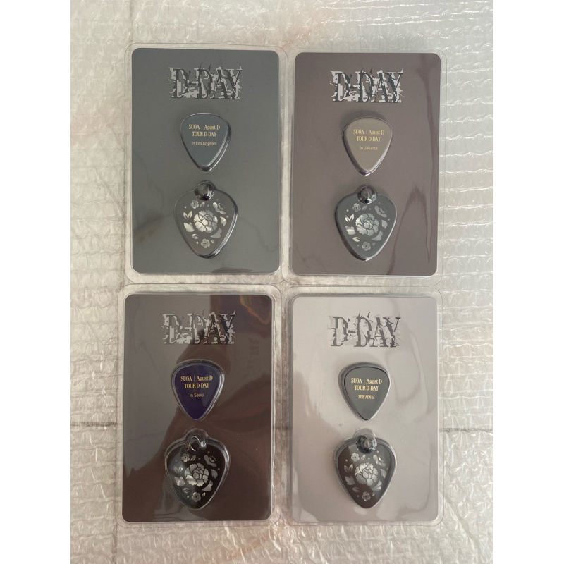 READY STOCK - AGUST D SUGA D DAY TOUR MERCH - GUITAR PICK SET