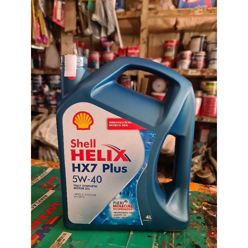 OLI SHELL HELIX HX7 PLUS 5W-40 4 LITER