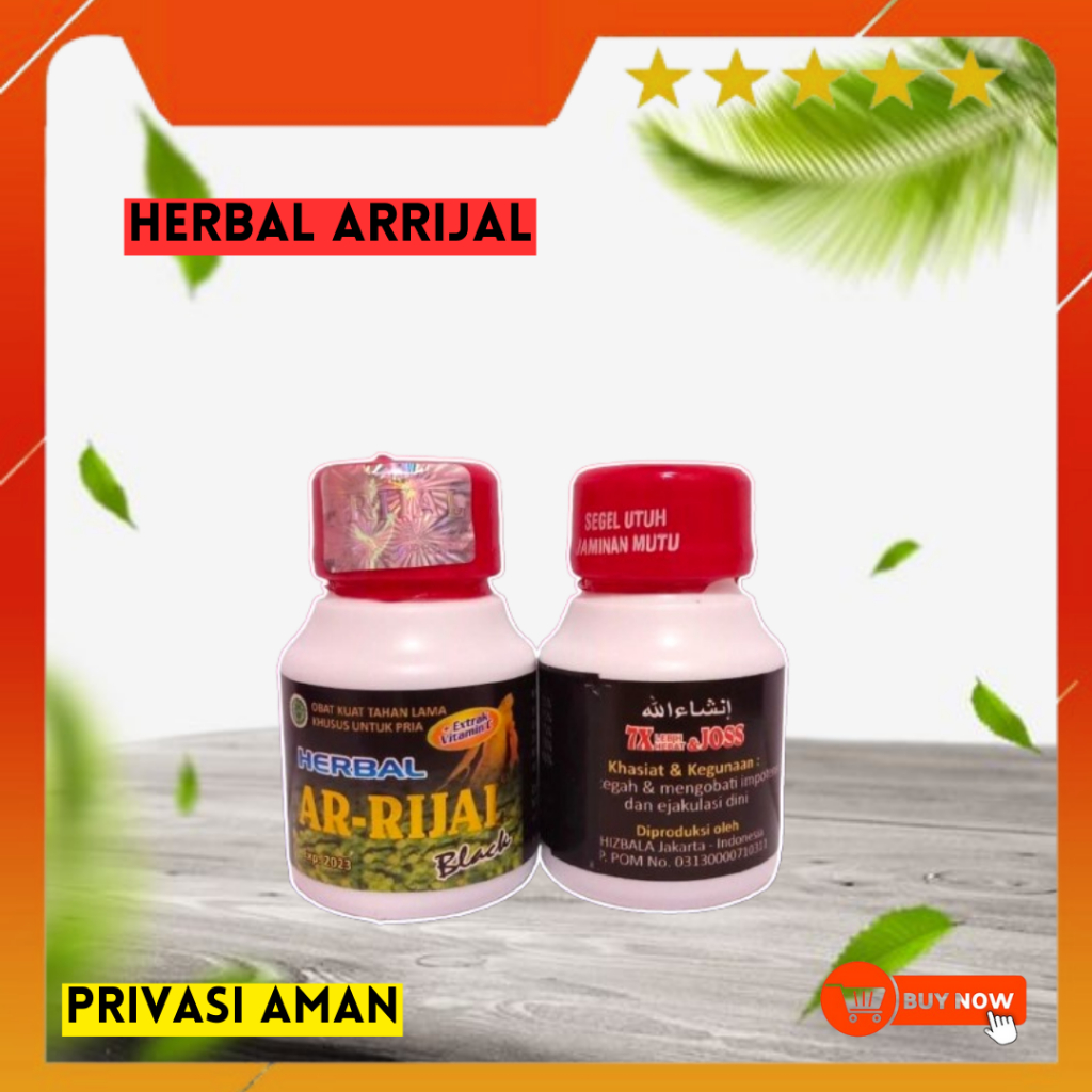 Arrijal Black Botol | Herbal Arrijal Hitam