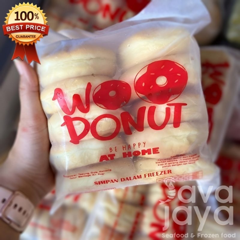 

WOO Donat Kentang /Donat hoku -hoku / Donut Beku Frozen Isi 10 pcs