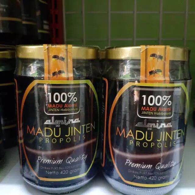 

Madu Jinten Propolis Almina Madu Alami Jinten Habbatussauda Habbasya 420gram