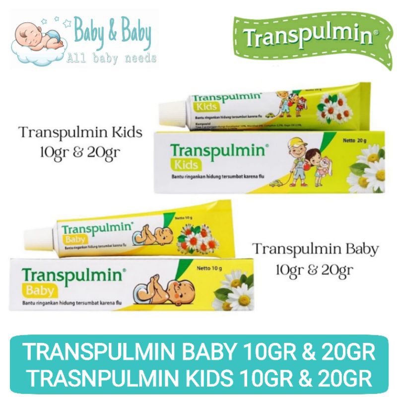 TRANSPULMIN BABY | TRANSPULMIN KIDS - Balsam Bayi Dan Anak