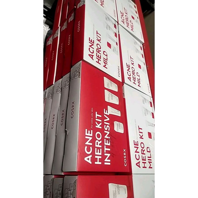 cosrx acne Hero kit mild intensive honey glow trial set mini travel size best in class propolis hydr