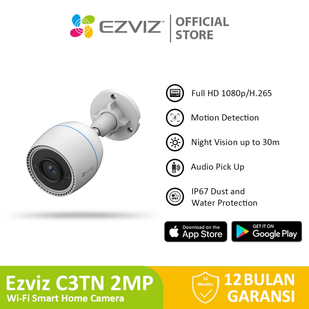 EZVIZ C3WN 2MP Husky Smart Home CCTV Outdoor IP Camera
