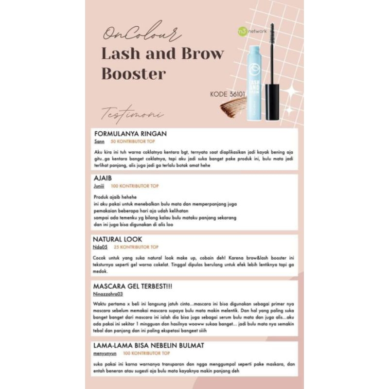 On Colour Lash and Brow Booster
