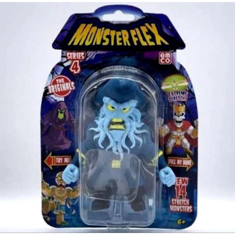 MONSTER FLEX SERIES 4 S4 OCTOPUS PIRATES PIRATE ORIGINAL PREMIUM EMCO SUPER STRETCHY MONSTERS ORI SU