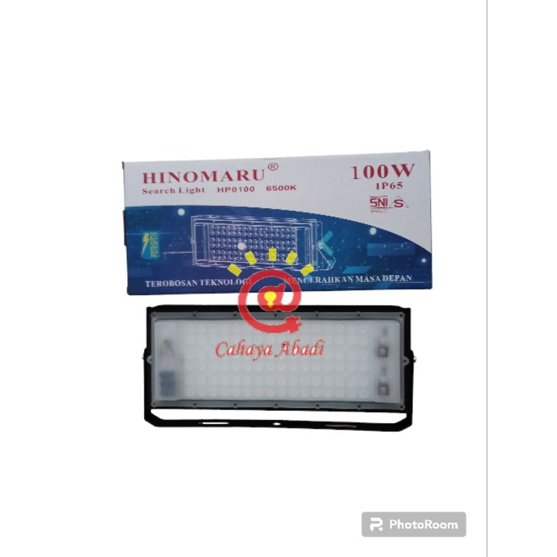 Lampu Kap Sorot LED 100W 100 Watt HP0100 HINOMARU / Flood Light LED
