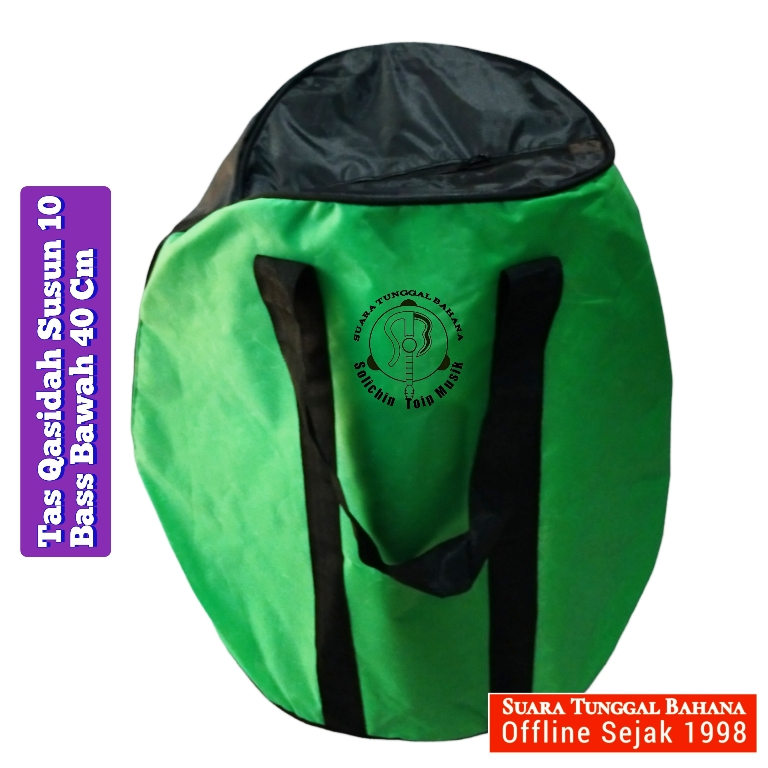 Tas Rebana Qasidah 1 set Model Kerucut Bass 40 cm | Solichin Toip
