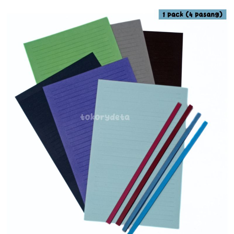 

RYDETA - KERTAS ANYAMAN/PRAKARYA/KERAJINAN 1CM (1 PACK = 4 PASANG)