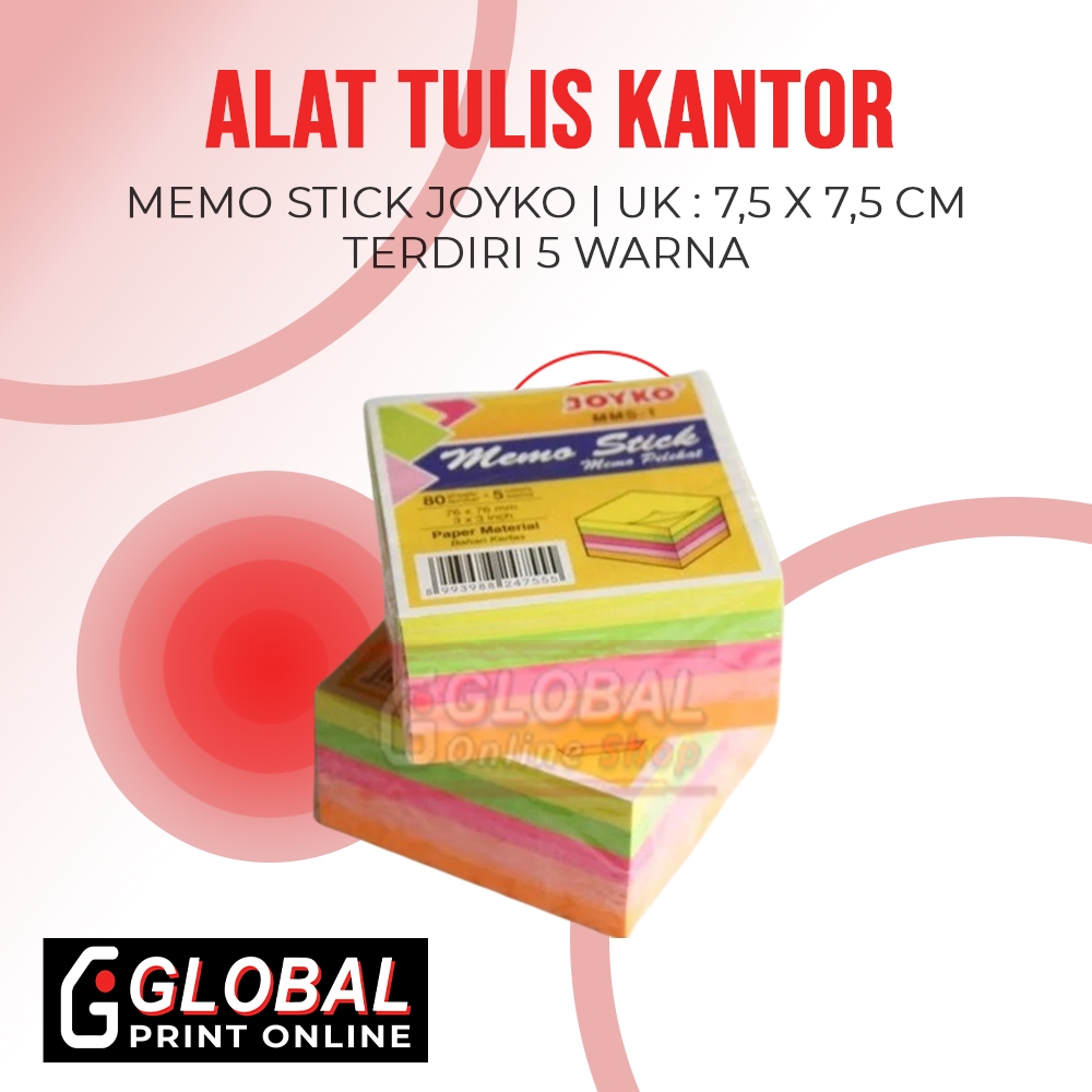 

Global Print Shop Online - Post-It/Memo Joyko Mms-1 (Pcs)