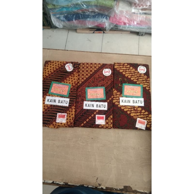 kain batu jarek batik IDOLA sogan