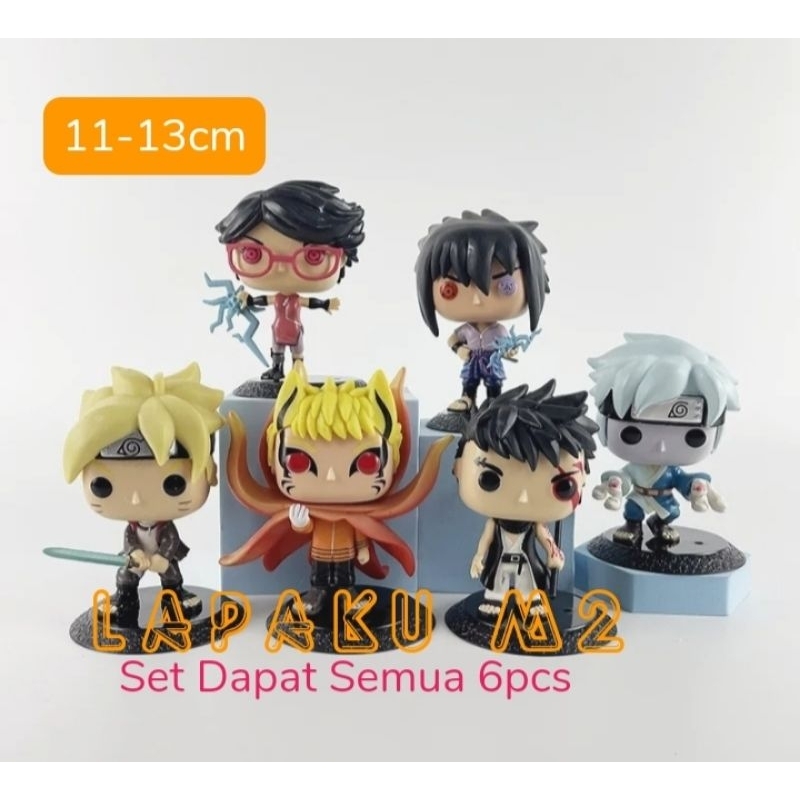 Action Figure Funko pop naruto Set isi 6pcs