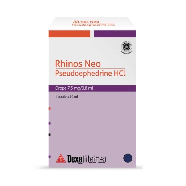 RHINOS Neo Drop Bayi 10 ML - Obat Flu Pilek Bayi Anak Kemasan Baru