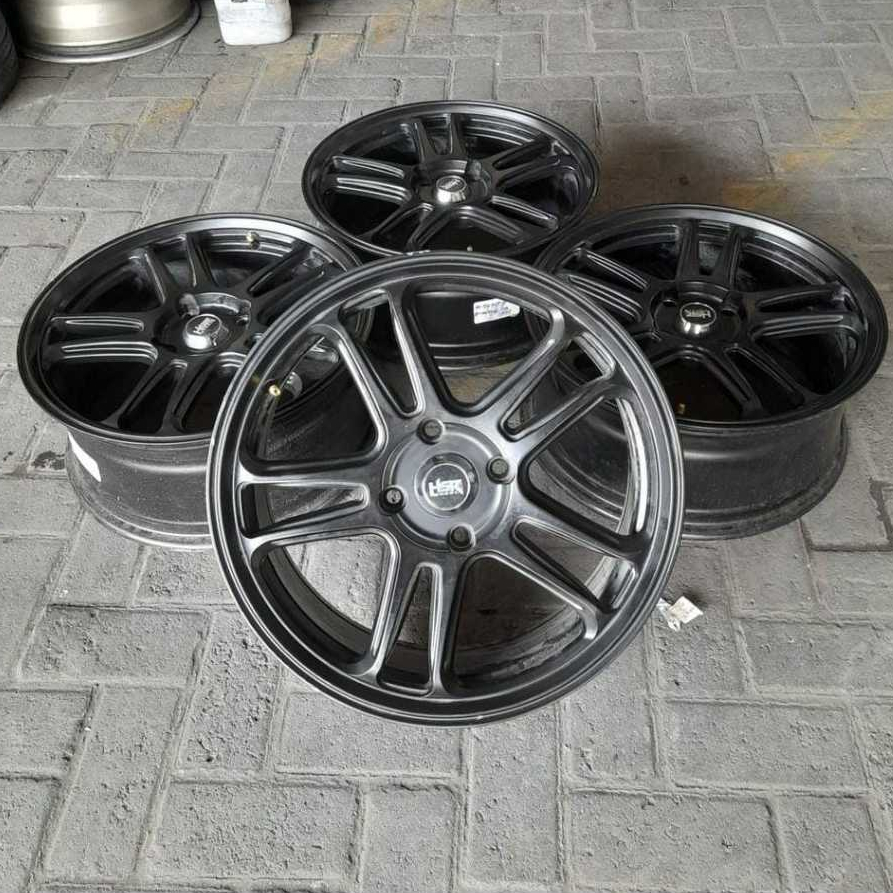 VELG MOBIL BEKAS SEKEN HSR NX SPO RING 17 LEBAR 7,5 PCD 4X100 ET45 UNTUK JAZZ YARIS MOBILIO FREED CI