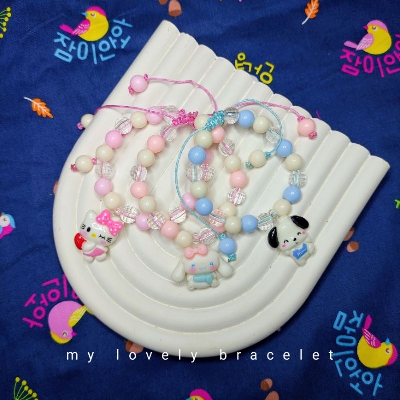 GELANG SANRIO LUCU GELANG ANAK MANIK-MANIK