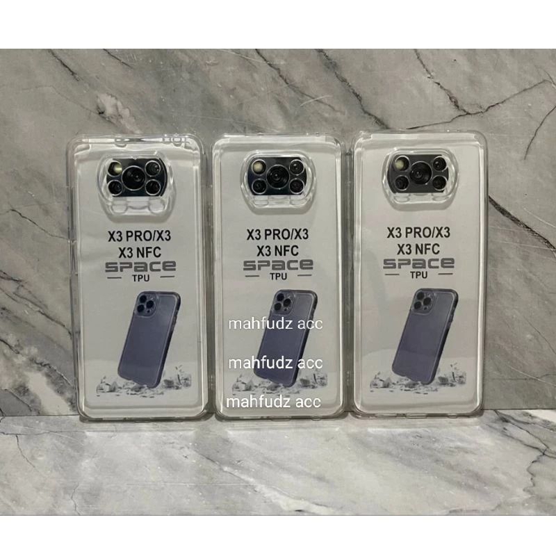 SPACE CASE BENING TPU CLEAR POCO X3/X3 NFC/X3 PRO