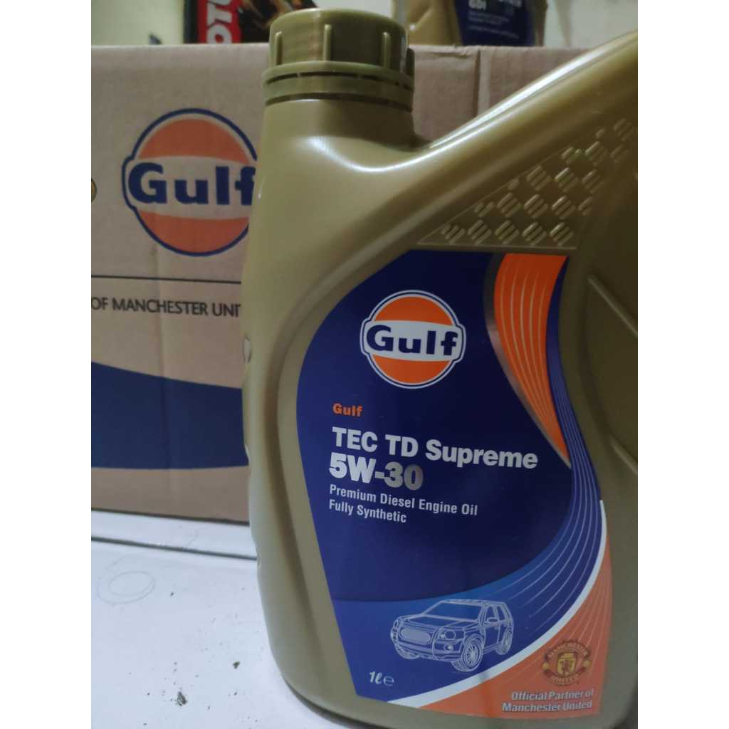 Oli Gulf Tec TD Supreme SAE 5W-30 Full Synt CJ-4 # Oli Mesin Diesel