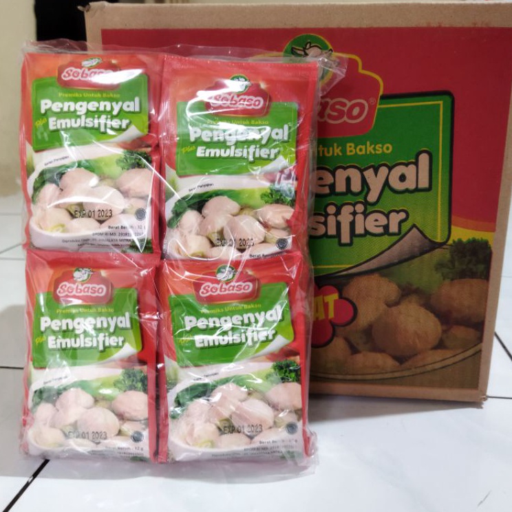 

Grosir Tepung Pengenyal Emulsifier Bakso Sobaso 1 Dus