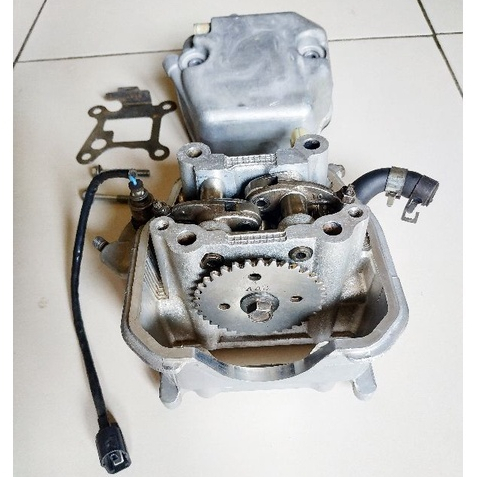 BLOK CYLINDER HEAD FULLSET MIO J - MIO GT - SOUL GT 115 - FINO FI 115 - XRIDE 115 ORIGINAL