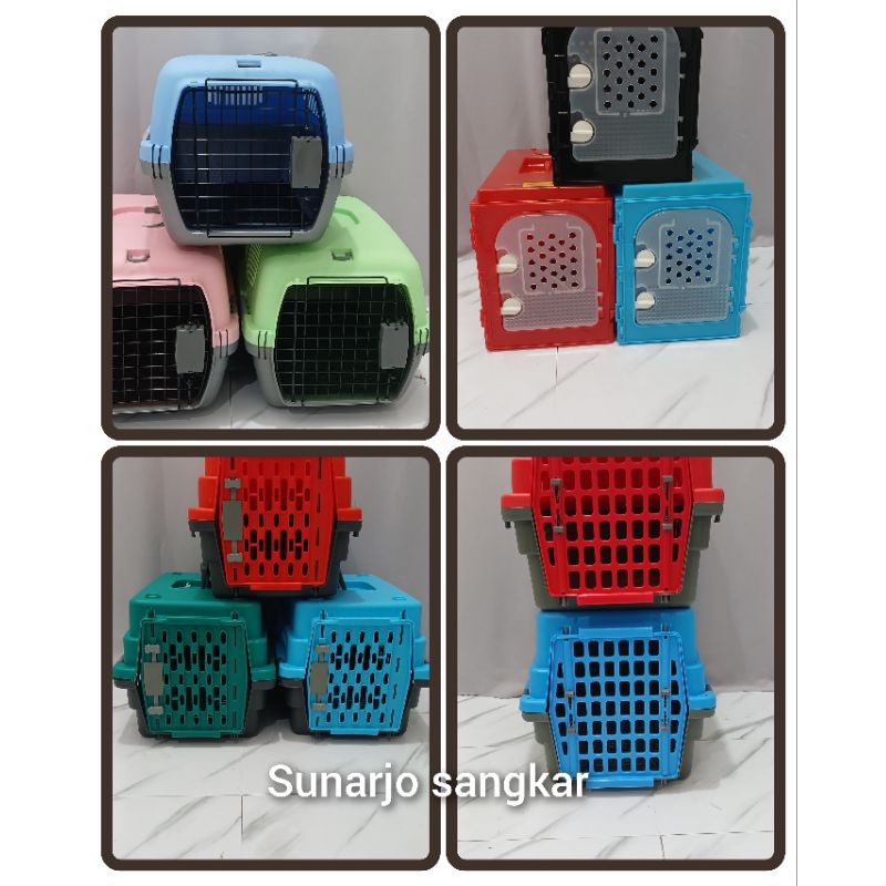 pet Cargo pet carrier ukuran L untuk bawa kucing anjing dll