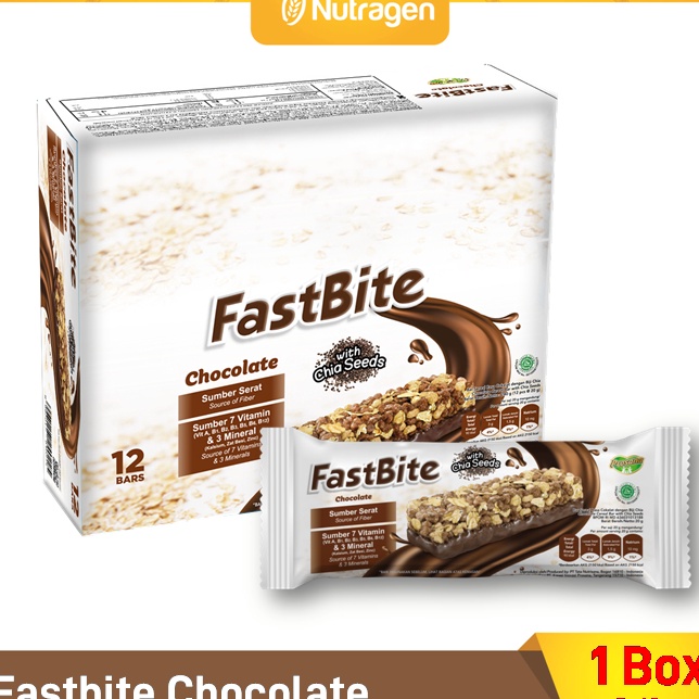

Harga Termurah Fastbite Sereal Bar Sumber Serat 12 pcs