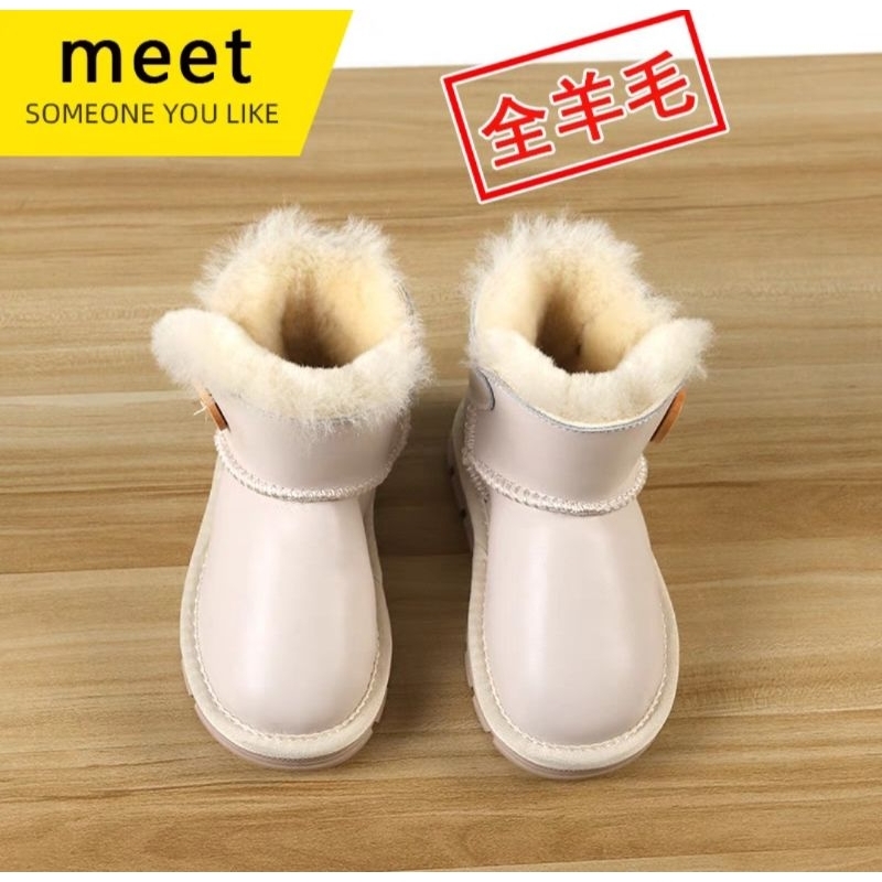 Preloved Second Winter Kids Boots Snow Shoes Wool Sepatu Boot Anak Laki Perempuan 2 3 4 5 6