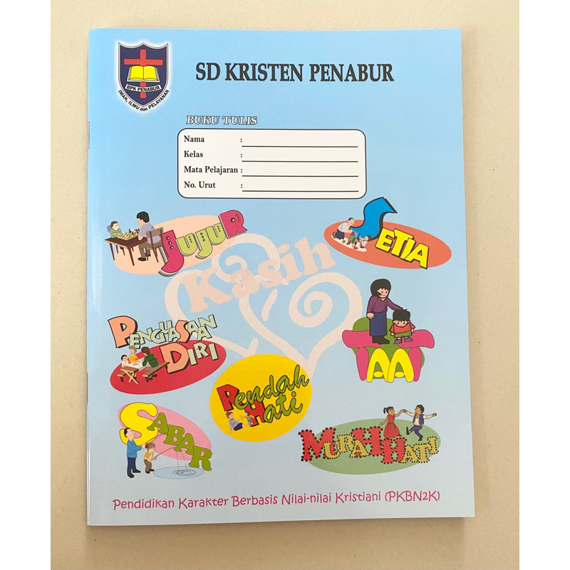 buku tulis sdk bpk penabur