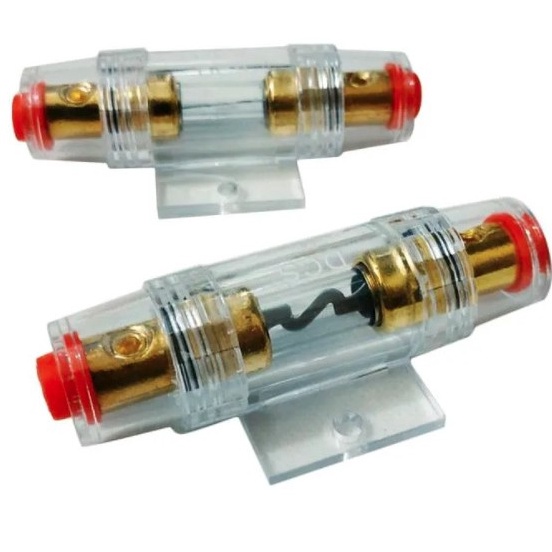 Sekring Tabung Fuse 6 Ampere Holder Single Fuse Sekring Power Amplifier Mobil Skring Tabung Fuse o P