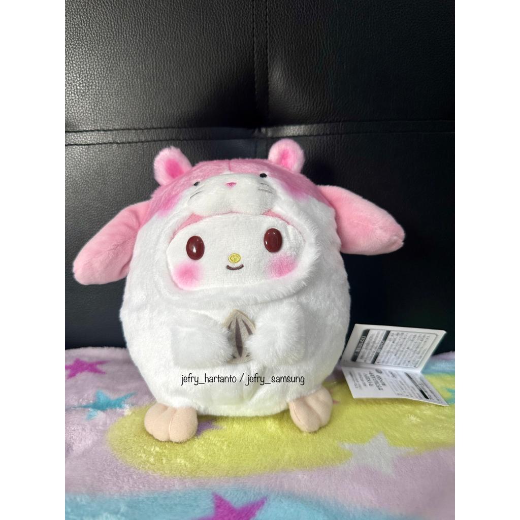 Boneka My Melody Colorful Hamster Plush Original Sanrio Jepang Costume Kostum Anjing Hamtaro Lucu Ha