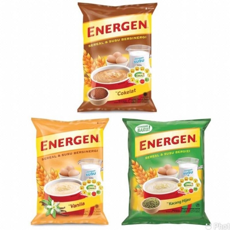 

Energen sereal 1 renteng isi 10x34g