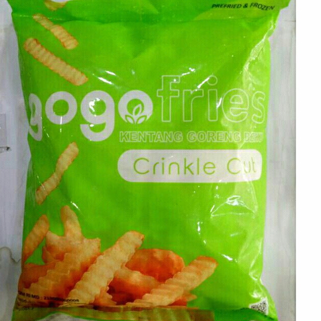 

gogofries kentang goreng beku crincle cut