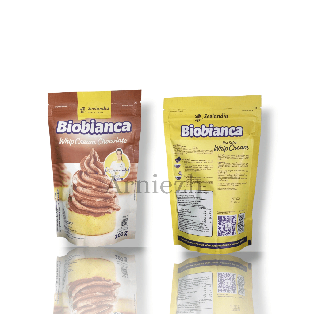 

Zeelandia Whip Cream Biobianca Cokelat 200 Gr