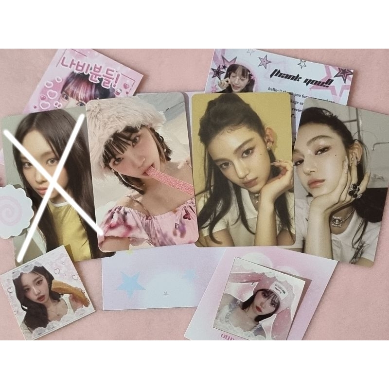 [BACA DESC] wts girl group photocard official bundle candy chaewon yupi sourbelt newjeans hyein dani