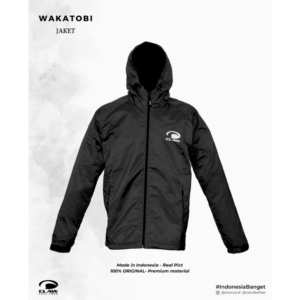 Claw Jaket Gunung Pria Wakatobi Jaket windbreaker