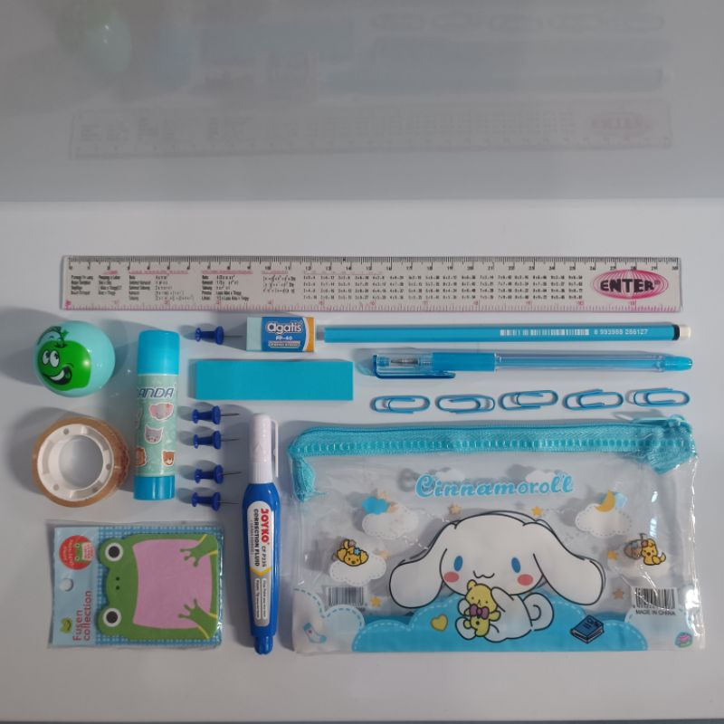 

Paket Alat Tulis Lengkap 12 in 1 Set Alat Tulis Sekolah