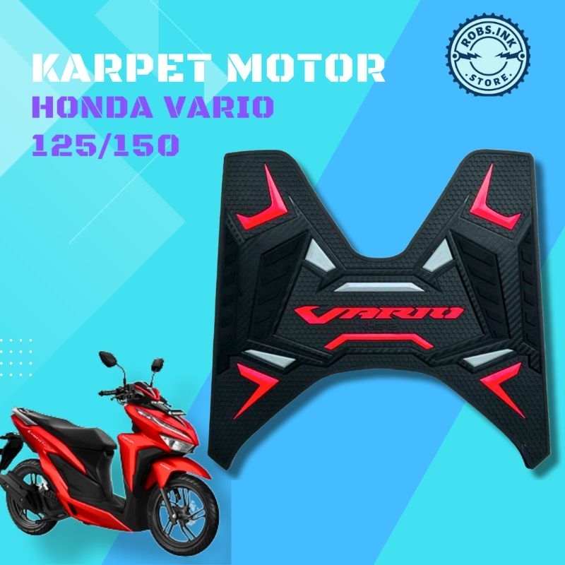 Karpet Motor Honda Vario125&amp;150/ Aksesoris Motor Honda Vario thn 2015-2023