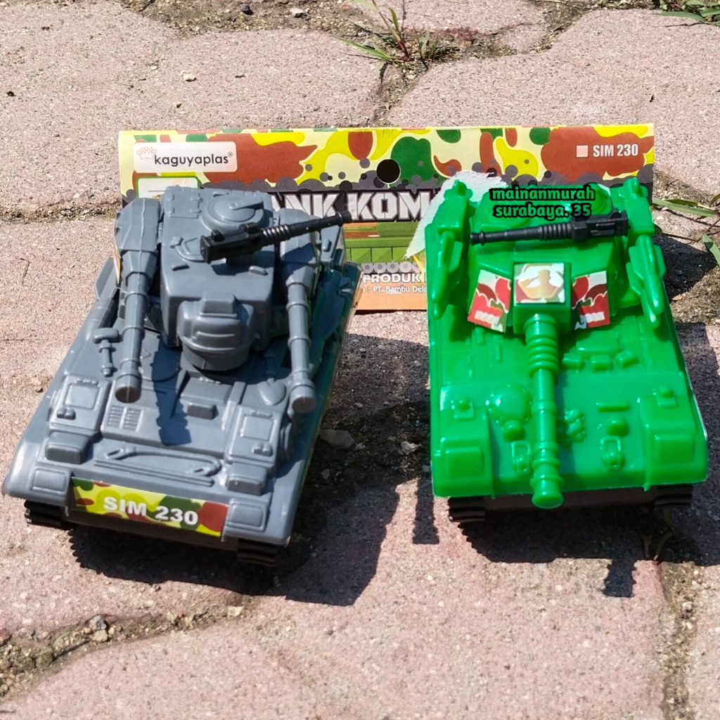 Mainan Anak Laki Laki Tank Komando Terbaru Tentara Army SIM 230 | Mainan Mobil Battle Tank Isi 2 Kem