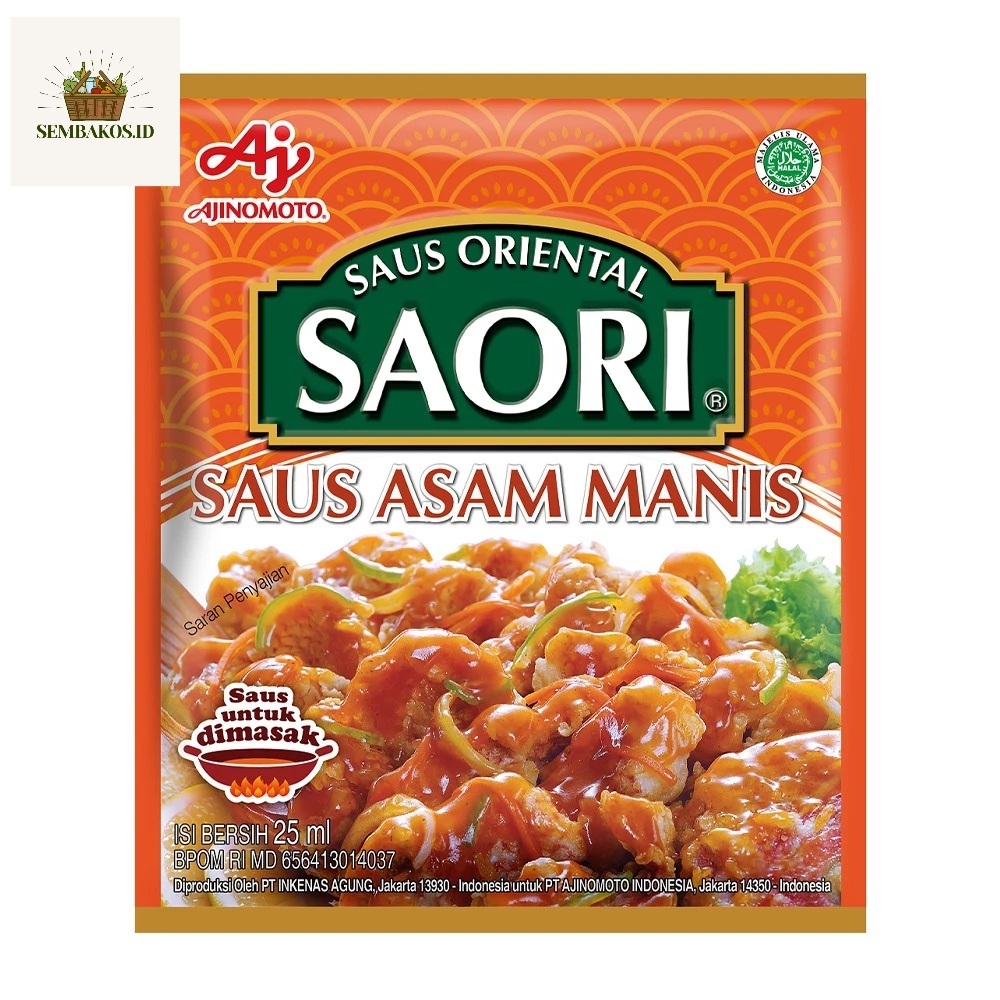 

SAORI ASAM MANIS Ajinomoto 23ml Sachet