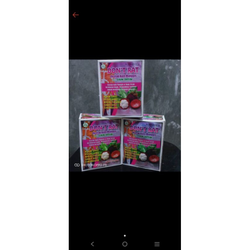 

DON'RAT jamu/bubuk/serbuk