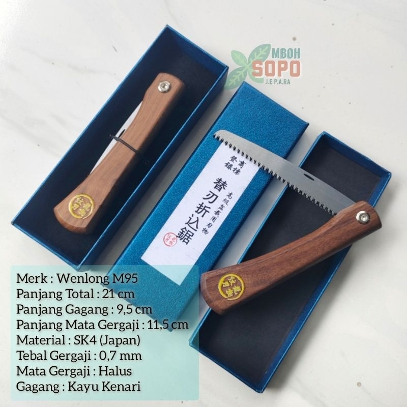 Gergaji Lipat Jepang, Gergaji Mini, Gergaji Bonsai dan Outdoor PLUS Box Ekslusif