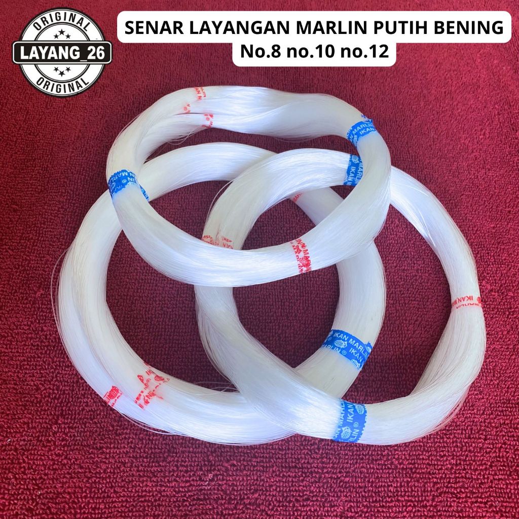 SENAR LAYANGAN MARLIN PUTIH BENING GROSIR LAYANGAN26