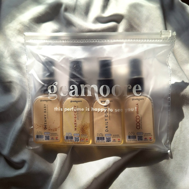 Geamoore Travel Size Hair and Body Mist Parfum (Parfum Gentong) / Coco vanilla / Daily dose / Dreamy
